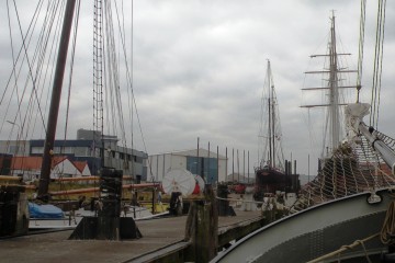 Werft Ijmuiden - ganz schön was los hier